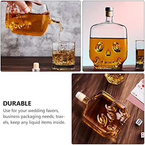 TOYANDONA Whisky Decanter Whisky naočare za alkohol burbon ili sok od vina 700ml