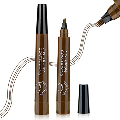 2kom olovka za obrve olovka za obrve mikroblading olovka vodootporna olovka za obrve sa 4 savjeta za mikro