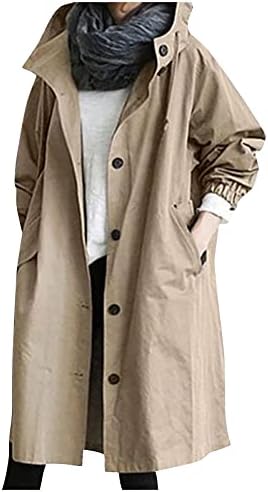 Shusuen ženski klasični čvrsti jednoredni kaput Temperament struka Trench Coat rever mantil tanka vanjska odjeća