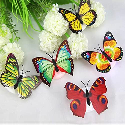 in the Dark Kids Wall Decals multifunkcionalni 12kom 3D Glow in The Dark Butterfly Sticker Decal Art Glow in The Dark Decorative Wall Stickers Wall Stickers For Room