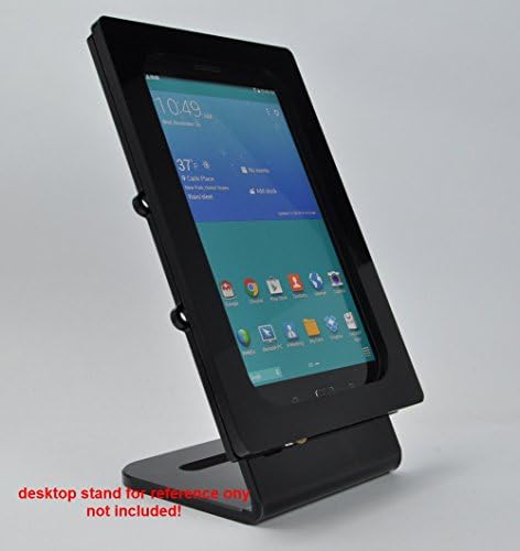 Tabcare kompatibilan Samsung Galaxy Tab 4 7.0 VESA držač za zaštitu od krađe, Crni akrilni materijal za