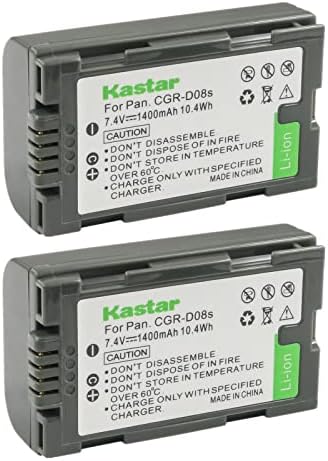 Kastar 1-Pack CGR-D08 Zamjena baterije za Panasonic PV-DV400, PV-DV400K, PV-DV401, PV-DV600, PV-DV600K, PV-DV601,