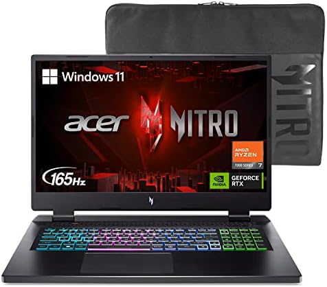 Acer Nitro 17 Gaming laptop | Ryzen 7 7735hs | RTX 4050 | 17.3 FHD 165Hz IPS displej | 16GB DDR5 |