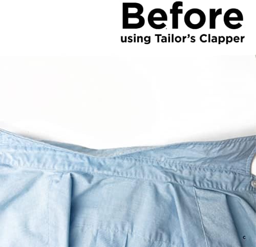 Clicksiiii Tailor's Clapper prešantno sredstvo za prešanje od bukovog drveta srednje veličine, 9,5 inča