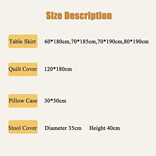 ZHUAN Premium pokrivač za lice masažni stol Setovi evropskih 4 komada masažni Kreveti suknja