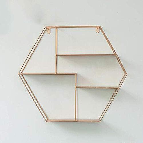 Htllt izdržljiv ostav za skladištenje Moderni minimalistički šesterokutni stalak za kovano željezo HOTEL CREATIVE