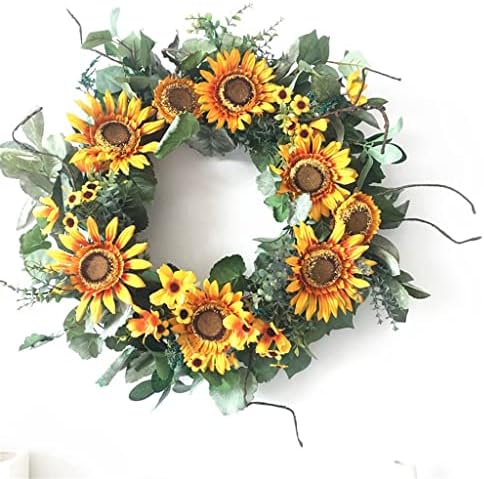 Yasez Sun cvjetni ukras za suncokret prstena od suncokreta jesen Garland Američka simulacija Garland