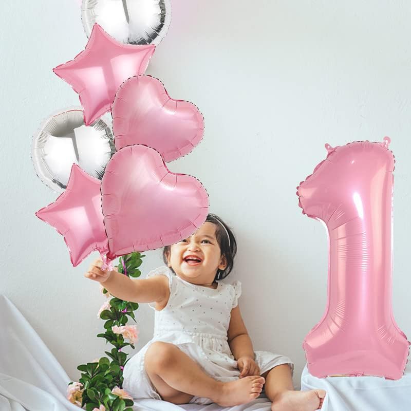 Pink 40 inčni veliki broj 21 balon 21. rođendan ukrasi za djevojčice za ženu ukras za zabavu