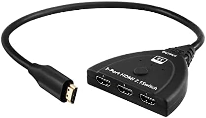 4k @ 60Hz HDMI prekidač RGB 3 u 1 na 1-port HDMI selektor preklopnika podržava 4K HDCP2.2 HDMI2.0 za HDTV PS3 / 4 Consoles PC