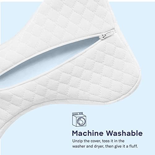 LUNA memorijska pjena jastuk za koljena za bočni pragovi | Ortopedski jastuk za hlađenje koljena i nogu