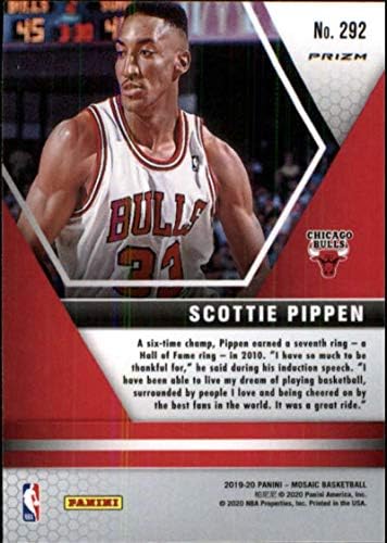 2019-20 Panini Mosaic Retroactiact Blue 292 Scottie Pippen Chicago Bulls NBA košarkaška kartica