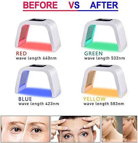 Lolicute 7 boja LED svjetlo lampa za lice oprema-kućnu upotrebu lice tijelo Salon efekt uređaj