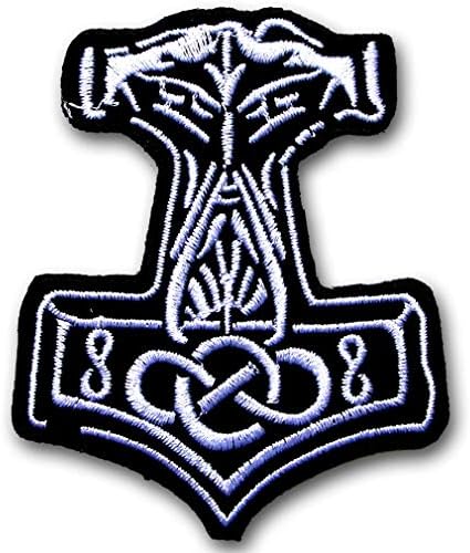 Verani Viking Thor HAMMER Patch izvezeni Norse Mjolnir Bog Odin Celtic Valhalla Emblem značka Logo Vest