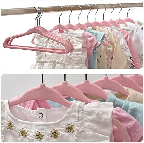 Babyrish vješalice za bebe za ormar-slatke, ali čvrste vješalice za odjeću za novorođenčad, malu djecu i djecu