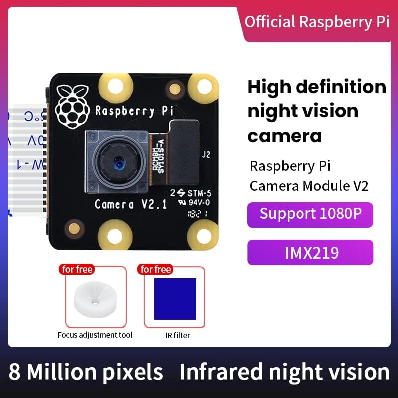 Keyestudio za zvanični modul maline PI kamere v2 noir podrška noćni vid za maline PI 4 4B 3B 3B +, kompatibilan sa Jetsonom Nano / NX