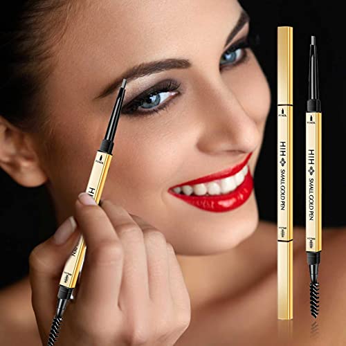 Make up for Women olovka za obrve tamno smeđa trouglasta olovka za obrve sa Spoolie Brush Makeup