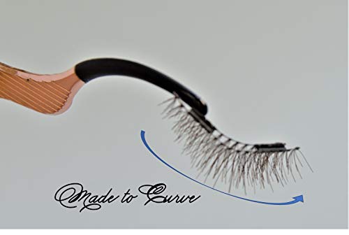 Luksuzna magnetna Umjetna trepavica i magnetna olovka za oči Combo Set-Brown Extra Short 3/4 inča širine # 4BR