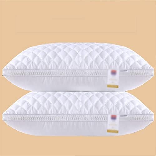 N / A Visočni jastuk za spavanje Mekani pahuljasti punjenje niskim srednjim jastukom od srednjeg kreveta mat zadebljani jastuk za pranje mašina