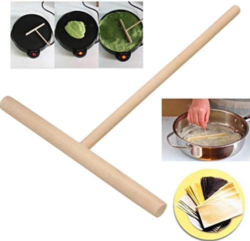 Doitool alat Maker drveni krep posipač za palačinke posipač tijesta posipač krep tiganja pribor za kuvanje palačinki