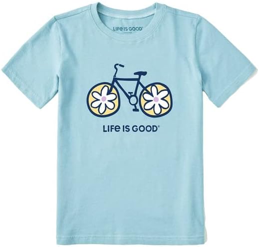 Život je dobar. Dječji cvjetni bicikl SS drobilica Tee, plaža plava, xx-velika