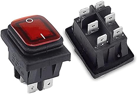 ONECM KCD4 vodootporni prekidač Switch Switch prekidač 2 Pozicija / 3 Položaj 6 PINS resetiranje ili samo-zaključavanje