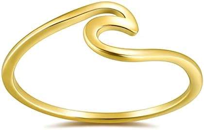 Greenpod 1mm vjenčano prstenje od nehrđajućeg čelika za žene djevojke srebro / zlato/ružičasto zlato tanko vsco