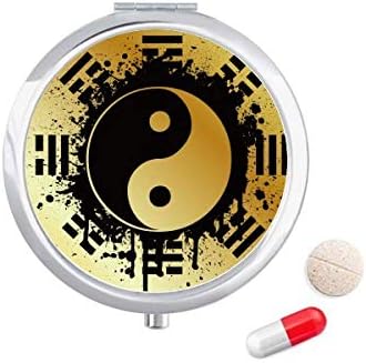 Kina Taichi Kutija Za Pilule Sa Osam Dijagrama Džepna Kutija Za Skladištenje Lijekova