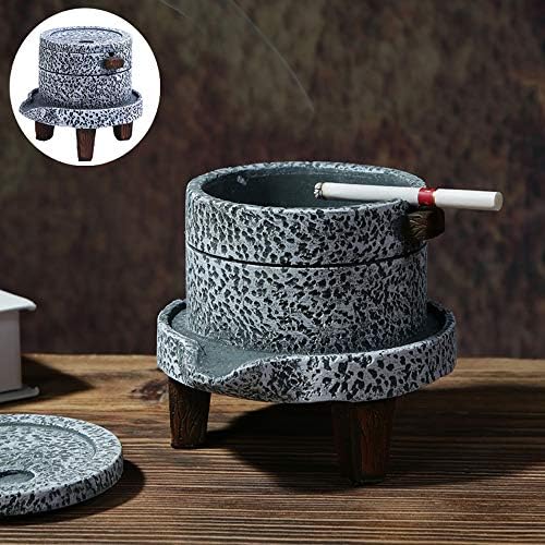 Rahyma Weiping - Personalizirani pepeljasti vjetrovitni poklopac sa kineskom pepelom Cement Vintage