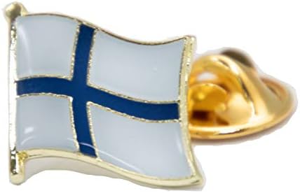 Pin za zastavu A-One Finska + zastava Europske unije, patch zastava patriotske zastave, pričvršćena