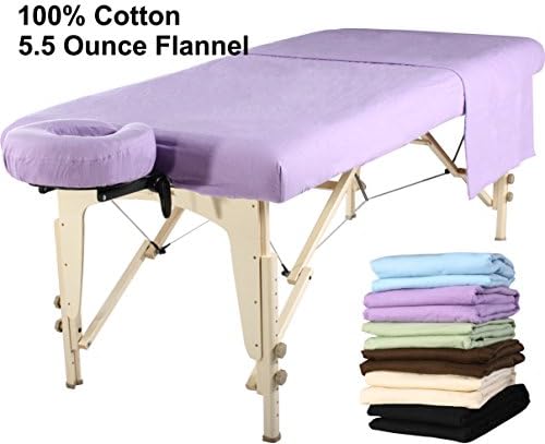 Master masaža univerzalni masažni stol Flanelski pokrivač Set 3 u 1 poklopac stola, Navlaka za jastuk za lice, stolni list
