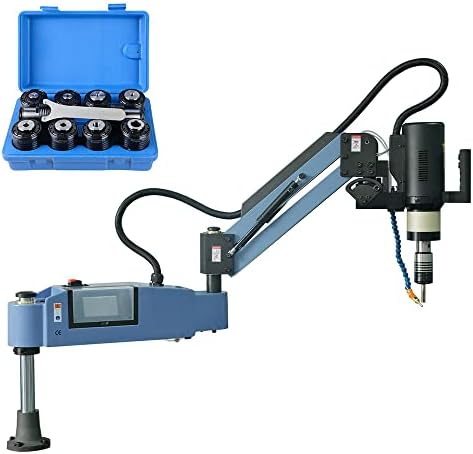 Električna mašina za točenje velike brzine M4-M24 sa automatskim sistemom za puhanje ulja, stezne stezaljke 1180mm električna mašina za tapkanje 0-550rpm / min 360 stepeni fleksibilne 10kom ANSI stezne stezaljke