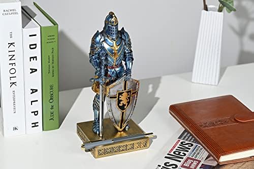 King-ov ukras Kling Ornament Knight statua za stol, stolni dodaci za stol za drvca Pen Standardi papir za ured i dom