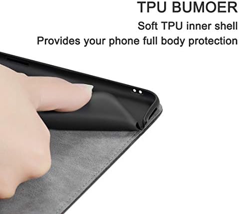 Futrola za mobilni telefon poslovni jednobojni šavovi horizontalna preklopna kožna torbica za