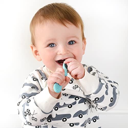 PrimaStella Set silikonskih duginih kašika za žvakanje za bebe i malu decu-Testirano na bezbednost - bez BPA-sef za mikrotalasnu pećnicu, mašinu za pranje sudova i zamrzivač