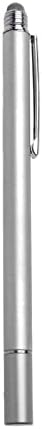 Boxwave Stylus olovkom Kompatibilan je s tratinčicama serije 2720 - Dualtip kapacitivni stylus, vlaknasta vrpca vrha kapaciteta kapacitivnog olovke - metalik srebro