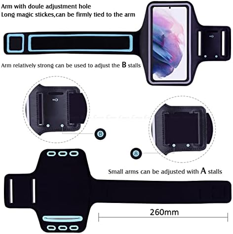 za Galaxy A01 Core CASE, vodootporni sport Trčanje teretane za ruku s kablom za punjenje Samsung A01 Core Rose