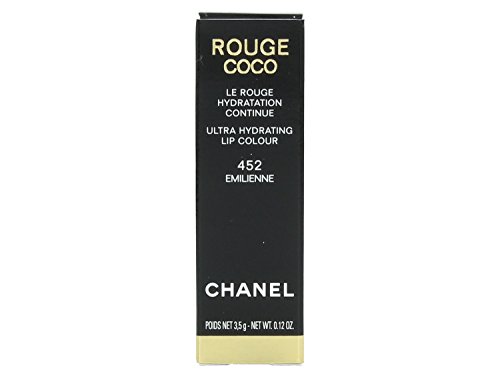 Chanel Rouge Coco Shine Hydrating Sheer Lipshine No. 452 Emilienne za žene, 0,11 unce