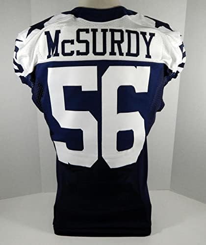 2012 Dallas Cowboys Caleb McSurdy # 56 Igra Izdana mornarska Jersey zahvalnosti TB 49 - Neincign NFL igra rabljeni dresovi