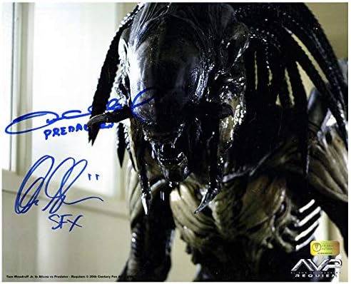 Alec Gillis, Tom Woodruff Jr. sa autogramom AVP: Aliens vs Predator Requiem 8×10 Photo