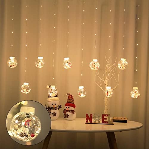 ERBRA LED Božić dekorativna svjetla snjegović starac božićno drvo Božić žele loptu svjetlo niz