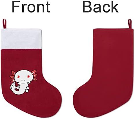 Axolotl personalizirani božićni čarapa Početna Xmas Tree Kamin Viseći ukrasi