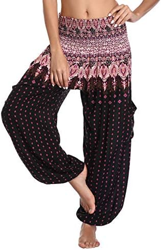 Urban coco ženski uredni struk boho cvjetni print harem joga hlače
