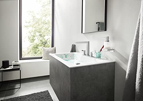 hansgrohe Finoris moderna slavina za umivaonik sa 2 ručke sa 3 rupe 7 inča visoka u mat bijeloj boji, 76034701