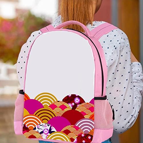 VBFOFBV putni ruksak, backpack laptop za žene muškarci, modni ruksak, japanski cvijet crvenog trešanja cvijet