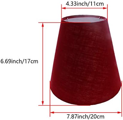 Sjena lampe, hladnjak tkanine za bazu tkanina za E27 bazu UNO stil sa zagovornikom za E14 baznu tkaninu ručno izrađene