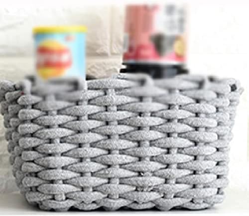 Sjydq ručno tkani pamuk pamuk kutija za skladištenje čarapa Sundries Skladišni košaricu za pohranu