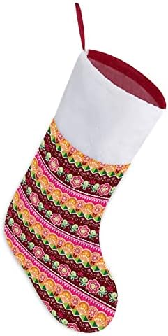 Pakistani Kamion Art Beamwell uzorak personalizirani božićni čarapa Xmas Kamin Porodični zabava Viseće