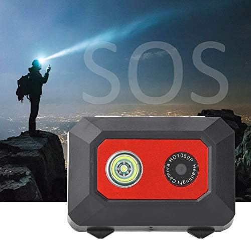 Mini akcijska kamera, 5-10m noćni vid 1080p HD, LED lavera Nosiva kamena kamera / SOS mod BESPLATNI
