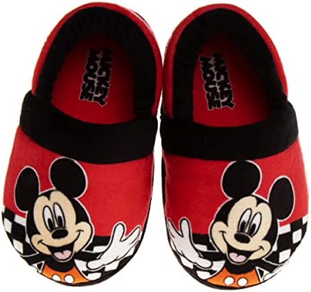 Disney Mickey Mouse Boys Papuče-Dječiji Plišani Lagani Topli Komfor Meke Aline Kućne Cipele Papuče