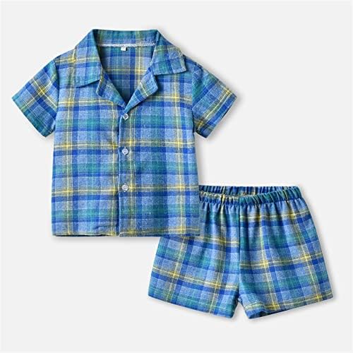 XBKPLO dječji dječji pragovi 3-6 mjeseci Dječja odjeća T pidžamas Baby Soded odjeća za spavanje Toddler Set